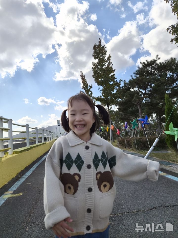[서울=뉴시스] 기증자 오유나 양. (사진= 한국장기조직기증원 제공)