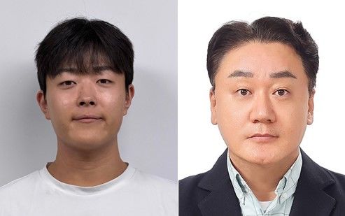 [대전=뉴시스] 왼쪽부터 국립한밭대 황인혁 대학원생과 주진철 교수. (사진=국립한밭대 제공) 2026.07.09. photo@newsis.com *재판매 및 DB 금지