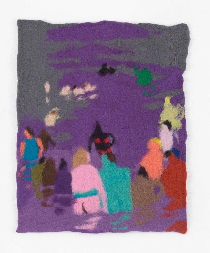 마를론 봅스트(Marlon Wobst), 입문(Initiation), 2026, Wool, 113 x 94 cm *재판매 및 DB 금지
