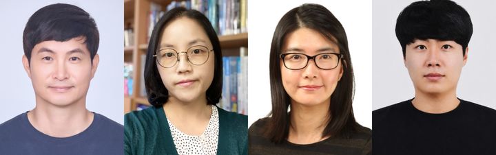 [서울=뉴시스] (왼쪽부터) 성균관대 윤성민 사회복지학과 교수, 김민아 사회복지학과 교수, 오하영 소프트웨어융합대학 교수, 박예휘 박사과정생. (사진=성균관대 제공) 2026.07.10. photo@newsis.com *재판매 및 DB 금지