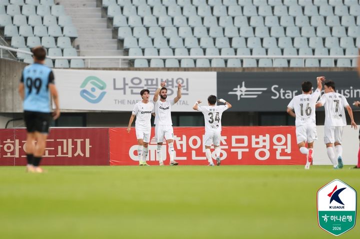 [서울=뉴시스] 프로축구 K리그2 김해FC의 베카. (사진=한국프로축구연맹 제공) 2026.07.10. photo@newsis.com *재판매 및 DB 금지