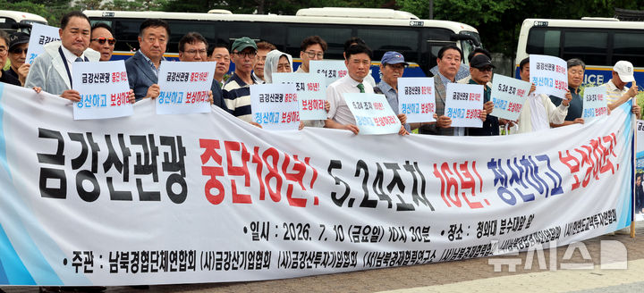 남북경협 청산 촉구 기자회견