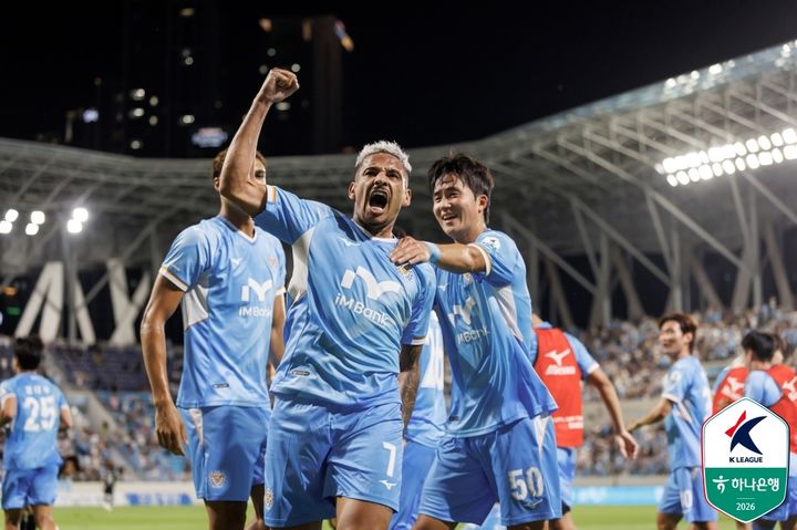 [서울=뉴시스] 프로축구 K리그2 대구FC의 단레이. (사진=한국프로축구연맹 제공) 2026.07.11. photo@newsis.com *재판매 및 DB 금지