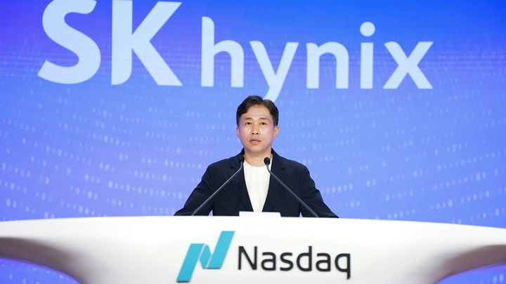 AI 메모리 비전 발표하는 곽노정 SK하이닉스 CEO