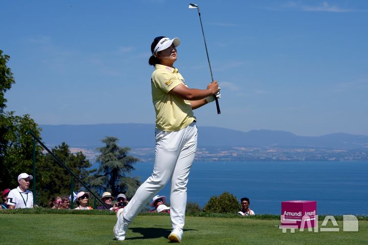 [에비앙레뱅=AP/뉴시스] 유해란, 미국여자프로골프(LPGA) 투어 아문디 에비앙 챔피언십 우승으로 메이저 대회 2연승 달성. 2026.07.12.