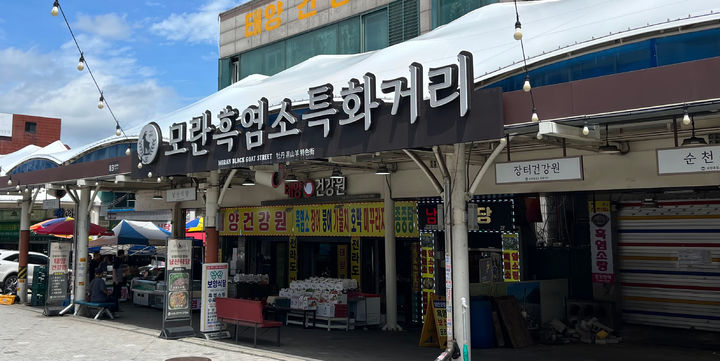 [성남=뉴시스] 김드보라 인턴기자 = 7일 오전 11시, 경기 성남시 중원구 모란 흑염소 특화거리. '보신탕' 간판은 보이지 않는다. *재판매 및 DB 금지