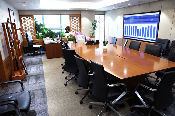 [홍성=뉴시스] 충남도지사 집무실 전경. *재판매 및 DB 금지