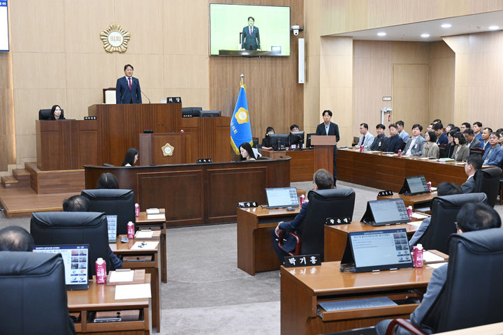 [울산=뉴시스] 울산 울주군의회는 13일 제247회 임시회 제1차 본회의를 열고 12일간의 회기 일정에 돌입했다고 밝혔다. (사진=울주군의회 제공) 2026.07.13. photo@newsis.com *재판매 및 DB 금지