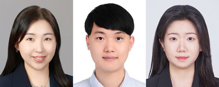 [서울=뉴시스] (왼쪽부터) 성균관대 권민혜 전자전기공학부 교수, 김미르 박사과정생, 박상은 석박통합과정생. (사진=성균관대 제공) 2026.07.13. photo@newsis.com *재판매 및 DB 금지