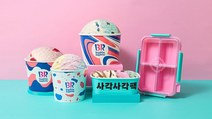 [서울=뉴시스] 우아한형제들 배민, 배스킨라빈스 콜라보 굿즈 '먹을복 담을통' 포함된 세트메뉴 4종 단독 판매 (사진=우아한형제들 제공) 2026.07.14. photo@newsis.com *재판매 및 DB 금지