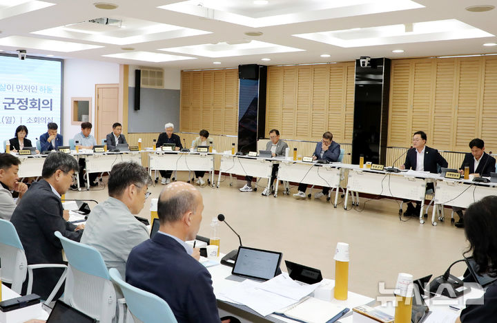 김현수 하동군수 "군민·관광객 안전하게 폭염·폭우 대응"