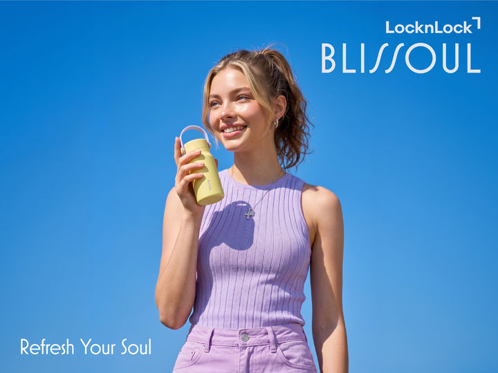 [서울=뉴시스] '블리쏘울 이즈 드링크웨어(BLISSOUL IS DRINKWEAR)' 캠페인. (사진=락앤락 제공) 2026.07.15. photo@newsis.com *재판매 및 DB 금지