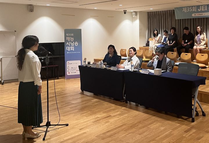 [서울=뉴시스] 2025년 제 35회 재능시낭송대회 2차 예선 당시 모습 (사진=재능교육 제공) 2026.7.17. photo@newsis.com *재판매 및 DB 금지