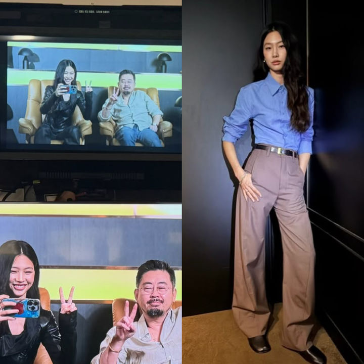 [서울=뉴시스] 정호연과 나홍진 (사진= 정호연 SNS 캡처) 2026.07.15. photo@newsis.com *재판매 및 DB 금지