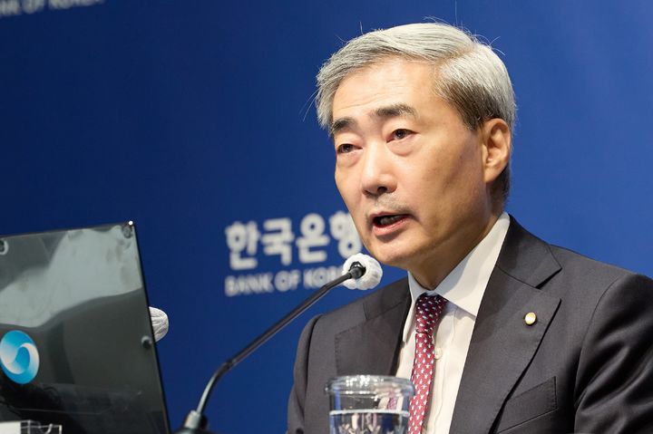 [서울=뉴시스]7월 통화정책방향 관련 총재 기자간담회 사진 (사진 = 한국은행 제공) 2026.07.16. photo@newsis.com *재판매 및 DB 금지 *재판매 및 DB 금지