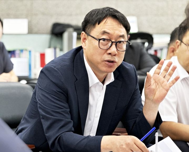 [대전=뉴시스] 임하수 산림청 차장이 올 하반기 핵심 추진과제에 대해 설명하고 있다. kys0505@newsis.com *재판매 및 DB 금지