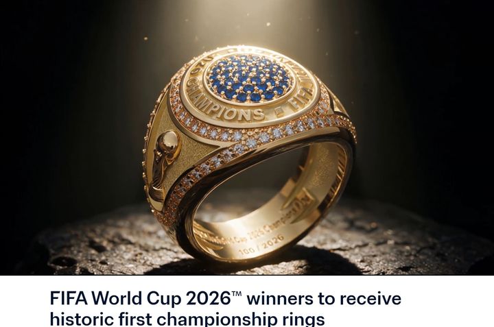 [서울=뉴시스] 2026 국제축구연맹(FIFA) 북중미 월드컵 우승 반지. (사진=FIFA 홈페이지 캡처) 2026.07.17. photo@newsis.com *재판매 및 DB 금지