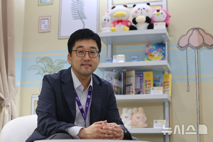 [서울=뉴시스] 권창회 기자 = 손태영 한국콘텐츠진흥원 콘텐츠IP전략팀 팀장이 지난 16일 서울 강남구 코엑스에서 뉴시스와 인터뷰 하고 있다. 2026.07.20. kch0523@newsis.com