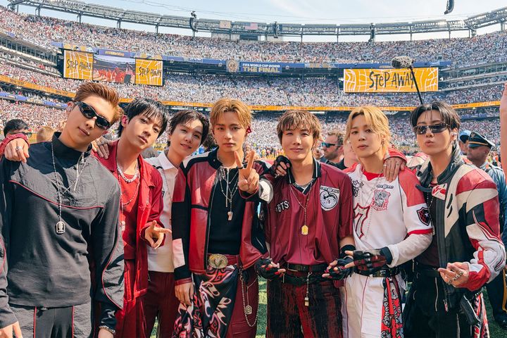 [서울=뉴시스] 방탄소년단 월드컵 하프타임쇼. (사진 = 빅히트 뮤직(하이브) 제공) 2026.07.20. photo@newsis.com *재판매 및 DB 금지