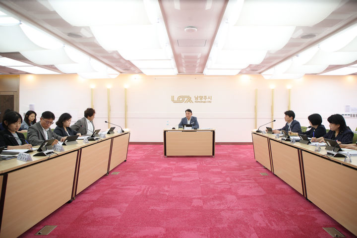 중점 추진사업 점검보고회. (사진=남양주시 제공) photo@newsis.com *재판매 및 DB 금지