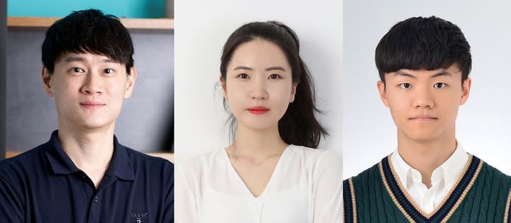 [울산=뉴시스] 사진 왼쪽부터 윤성환 교수, 박새롬 교수, 하승범 연구원 (사진=UNIST 제공) 2026.07.21. photo@newsis.com *재판매 및 DB 금지