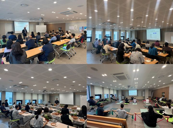  [대전=뉴시스] '웰에이징, 행복하게 나이 드는 방법' 프로그램 운영 모습. (사진=대전보건대 제공) 2026.07.21. photo@newsis.com *재판매 및 DB 금지