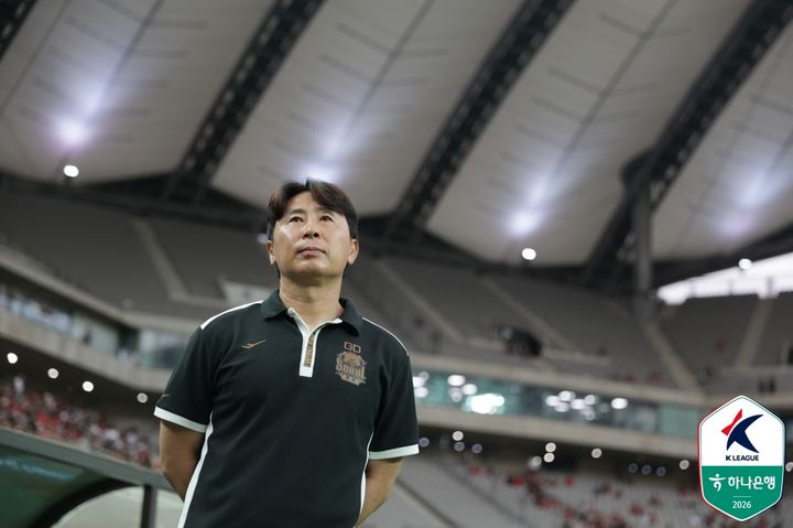 [서울=뉴시스] 프로축구 K리그1 FC서울의 김기동 감독. (사진=한국프로축구연맹 제공)