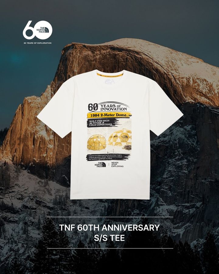 영원아웃도어의 글로벌 아웃도어 브랜드 노스페이스가 브랜드 탄생 60주년을 기념해 브랜드 헤리티지와 탐험 정신을 담은 캡슐 컬렉션인 '노스페이스 60주년 컬렉션'을 출시했다고 23일 밝혔다. *재판매 및 DB 금지