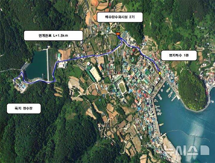 [통영=뉴시스]경남 통영 욕지도 해수담수화 시설 사업 개요. (자료=경남도 제공) 2026.07.23. photo@newsis.com