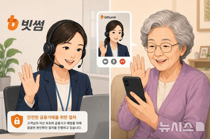 "고령층 범죄 사전 예방"…빗썸, '영상통화 본인확인' 도입