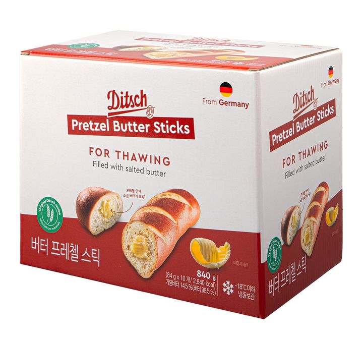 [서울=뉴시스] 독일 Ditsch 버터 프레첼 스틱. (사진=이마트 제공) *재판매 및 DB 금지