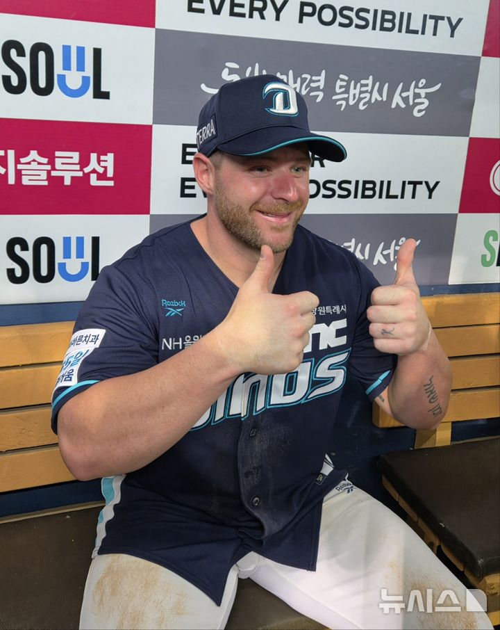 [서울=뉴시스] 박윤서 기자 = 프로야구 NC 다이노스 외국인 타자 블레인 크림. 2026.07.23.