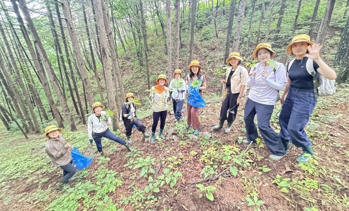 [거창=뉴시스] 경남 거창군 공공서비스 종사자 대상 모두의 치유농업 프로그램. (사진=거창군 제공) 2026.07.24. photo@newsis.com&nbsp; *재판매 및 DB 금지