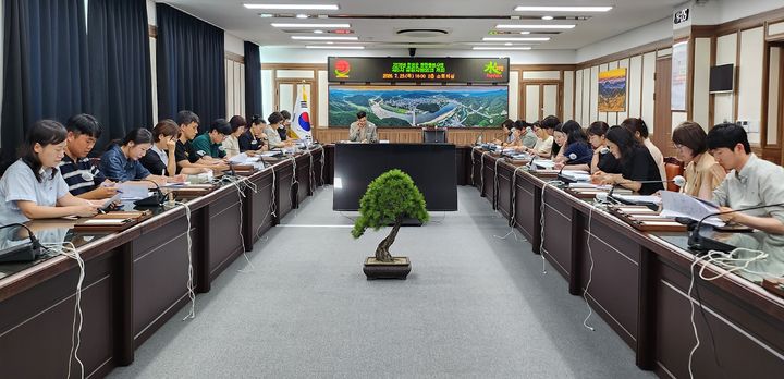 [합천=뉴시스] 합천군, 통합지원회의 이어 서비스 연계 확대읍·면 담당자 대책회의 개최 (사진=합천군 제공) 2026. 07. 24. photo@newsis.com *재판매 및 DB 금지