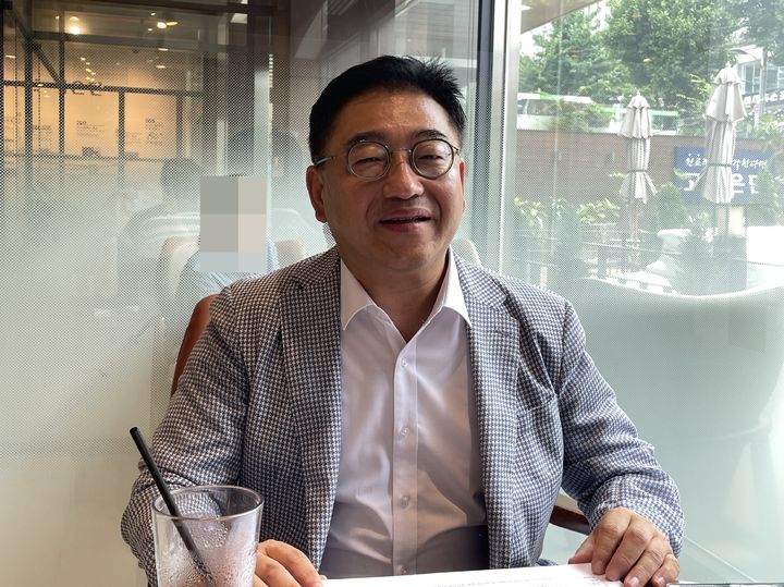 [서울=뉴시스] 이주영 기자 = 23일 서울 강남구에서 뉴시스와 만난 신도성 나우비긴 대표. 2026.07.23. zoo@newsis.com *재판매 및 DB 금지