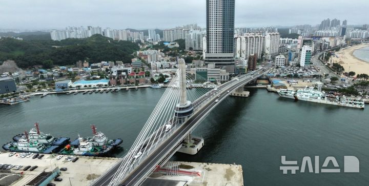 [포항=뉴시스] 포항 해오름대교 전망대 전경. (사진=포항시 제공) 2026.07.26. photo@newsis.com