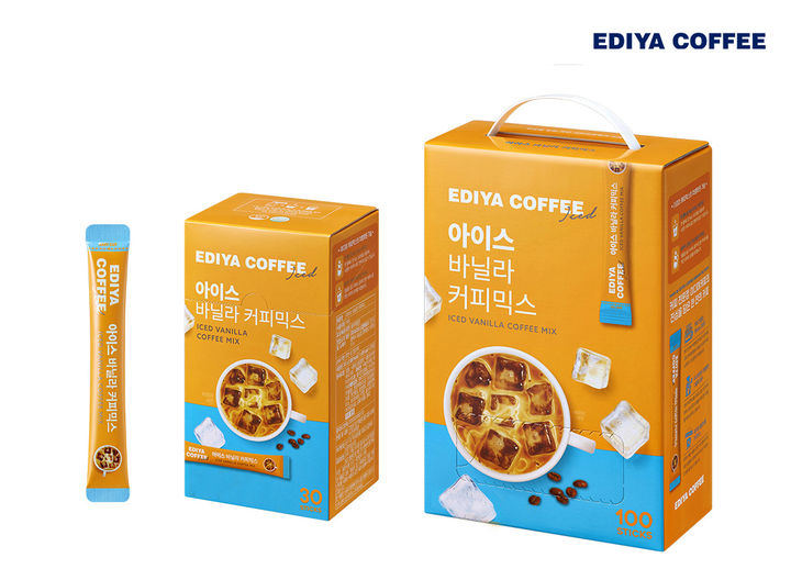 이디야커피 아이스 바닐라 커피믹스. (사진=이디야커피 제공) *재판매 및 DB 금지