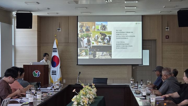 [양산=뉴시스] 웅상농청장원놀이 기록화 사업 최종보고회를 열고 있다. (사진= 양산시 제공) 2026.07.27. photo@newsis.com *재판매 및 DB 금지