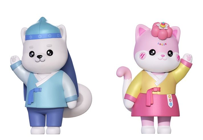 [남원=뉴시스] 남원시 대표 도시브랜드 '향이'와 '몽이'. (사진=남원시 제공) 2026.07.27. photo@newsis.com&nbsp; *재판매 및 DB 금지