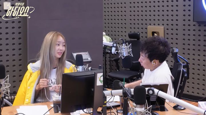 [서울=뉴시스] 효린과 박명수 (사진= KBS Cool FM 유튜브 캡처) 2026.07.28. photo@newsis.com *재판매 및 DB 금지
