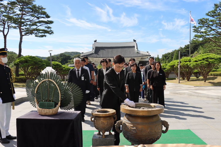 [산청=뉴시스] 국립 산청호국원 박영민 원장 취임 (사진=산청 호국원 제공) 2026. 07. 28. photo@newsis.com *재판매 및 DB 금지