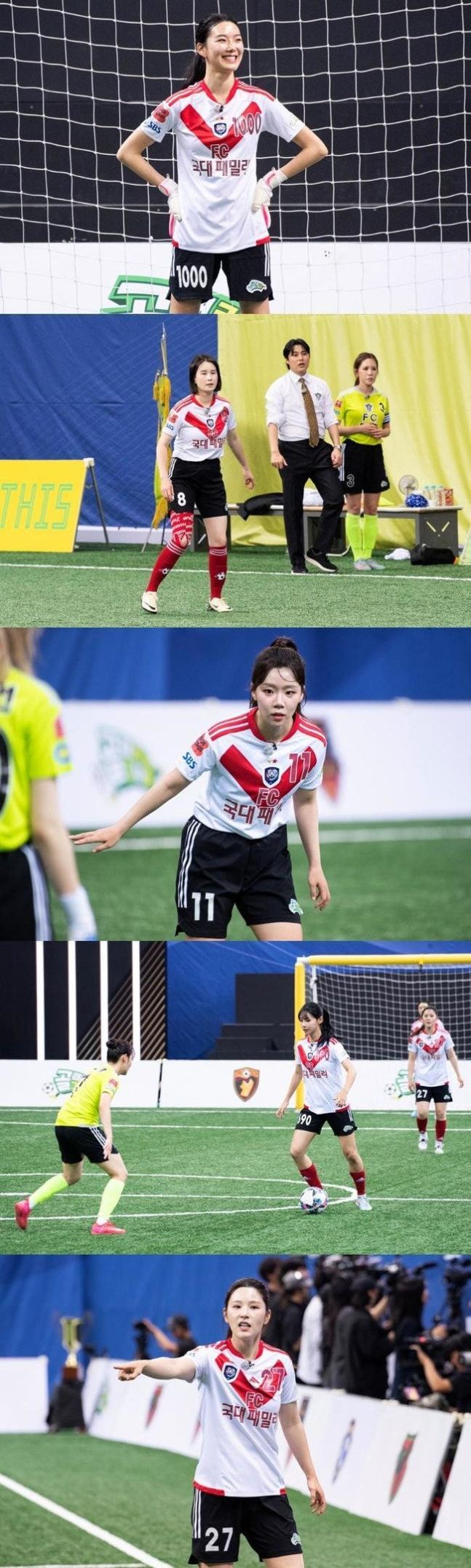 [서울=뉴시스] 29일 방송되는 SBS TV 예능 프로그램 '골(Goal) 때리는 그녀들'에서는 'FC국대패밀리'와 'FC탑걸무브먼트'의 제2회 GIFA컵 8강전이 공개된다. (사진=SBS) 2026.07.28. photo@newsis.com *재판매 및 DB 금지