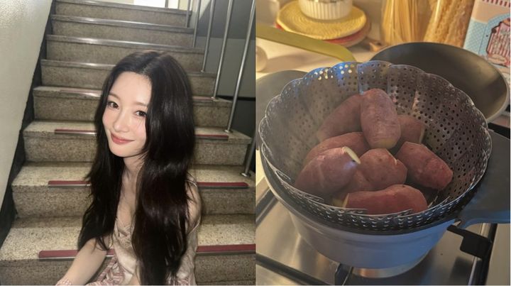 [서울=뉴시스] 가수 겸 배우 정채연이 SNS를 통해 탄탄한 몸매를 유지하는 자신만의 건강한 식단 관리법을 공유했다. (사진 출처=정채연 인스타그램 캡처)
