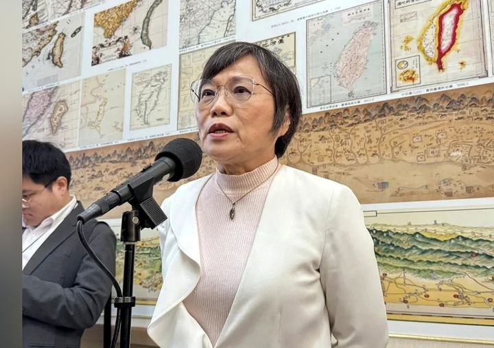 [서울=뉴시스] 대만 류스팡 내정부장(내무부 장관)이 29일 입법원에서 일본 규슈 구마모토현 지진 현장에 대한 수색 구조팀 준비 현황 등을 설명하고 있다.(출처: 연합보) 2026.07.29. *재판매 및 DB 금지