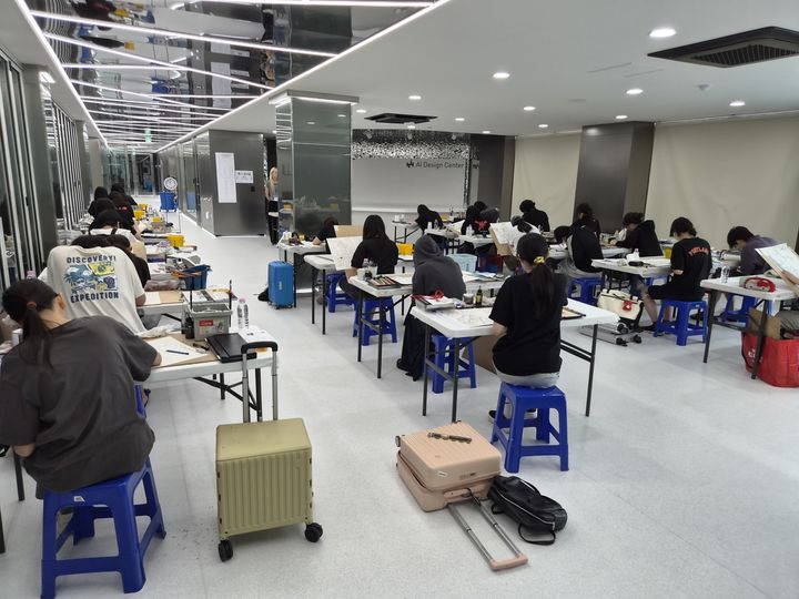 [대전=뉴시스] '제14회 전국 고교생 디자인 실기대회' 모습. (사진=국립한밭대 제공) 2026.07.29. photo@newsis.com *재판매 및 DB 금지
