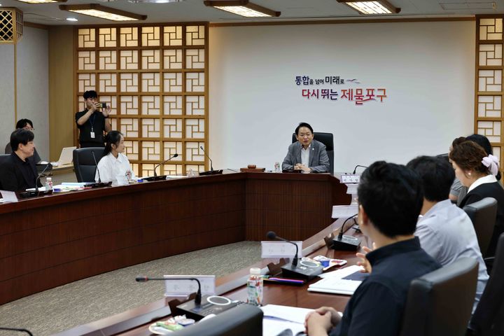 [인천=뉴시스] 인천 제물포구 보육정책위원회 회의. (사진=제물포구 제공) 2026.07.29. photo@newsis.com *재판매 및 DB 금지