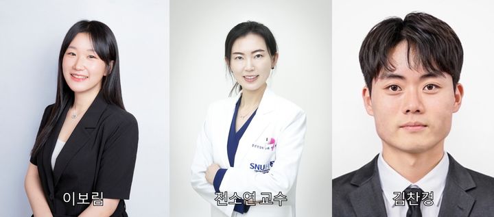 [대전=뉴시스] 왼쪽부터 이보람씨, 전소연 교수, 김찬경씨. (사진=충남대 제공) 2026.07.29. photo@newsis.com *재판매 및 DB 금지