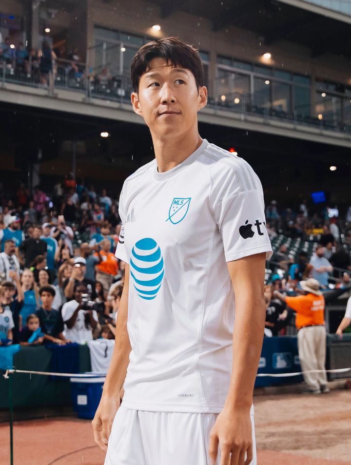 [서울=뉴시스]MLS 올스타전 사전 행사 참여한 손흥민. (사진=LAFC 소셜미디어 캡처) 2026.07.29. photo@newsis.com *재판매 및 DB 금지