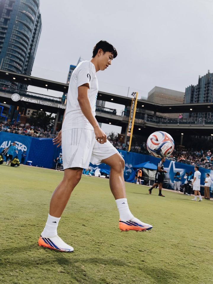 [서울=뉴시스]MLS 올스타전 사전 행사 참여한 손흥민. (사진=LAFC 소셜미디어 캡처) 2026.07.29. photo@newsis.com *재판매 및 DB 금지
