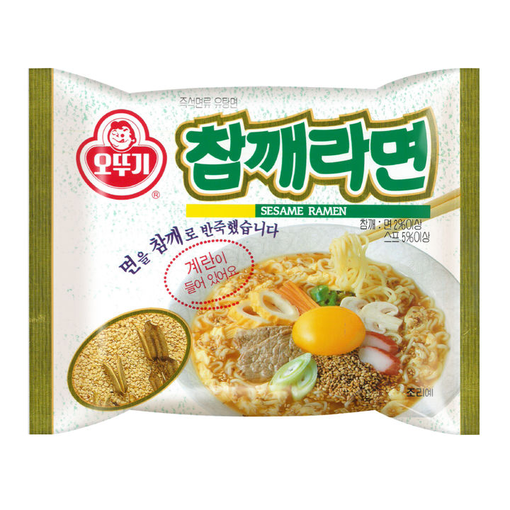 출시 당시 오뚜기 참깨라면 봉지. (사진=오뚜기 제공) *재판매 및 DB 금지